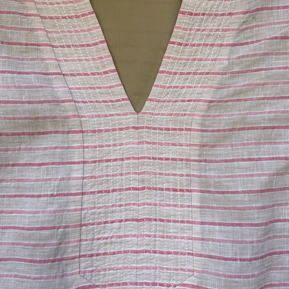 Vineyard Vines 100% Linen Tunic Dress Size 00 - Picture 5 of 10